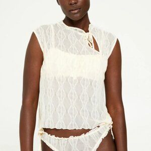 Find Me Now Second Skin MARIPOSA KEY HOLE TEE